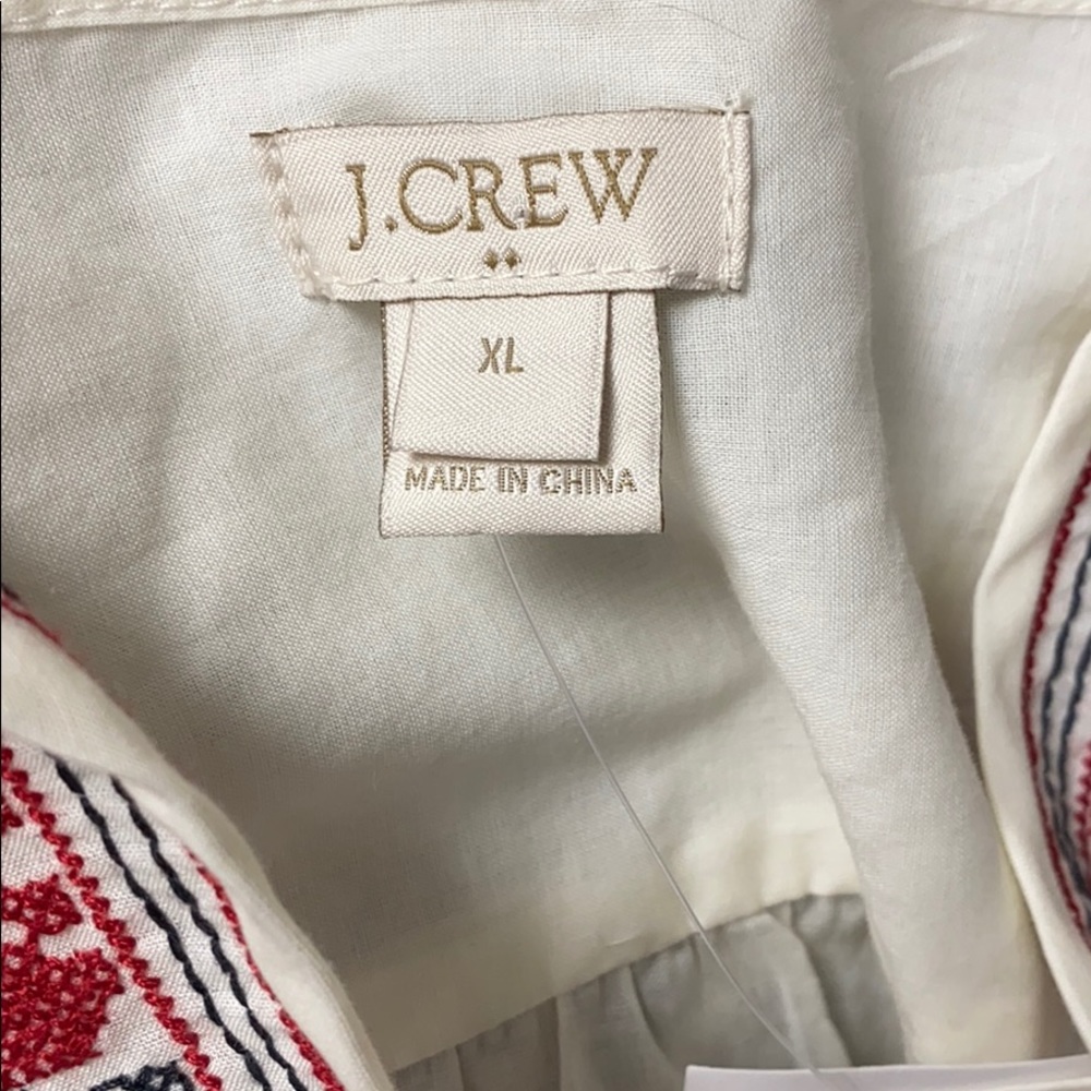 J Crew Boho Top XL NWT - Picture 4 of 6